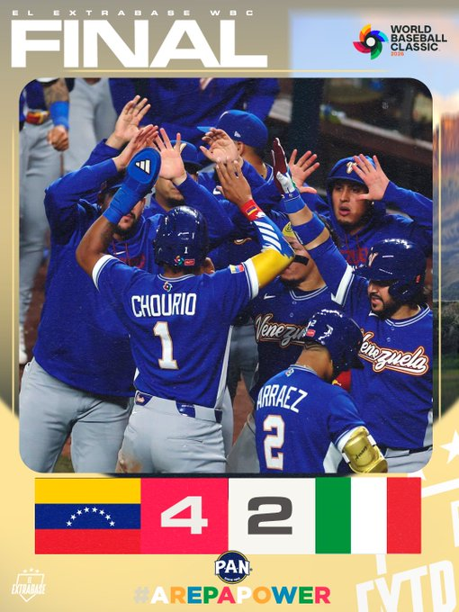 Fantasma_956's tweet photo. COMIMOS PIZZA!

Ganó Venezuela a Italia y avanza a la final mañana https://t.co/HD9zeY22hb