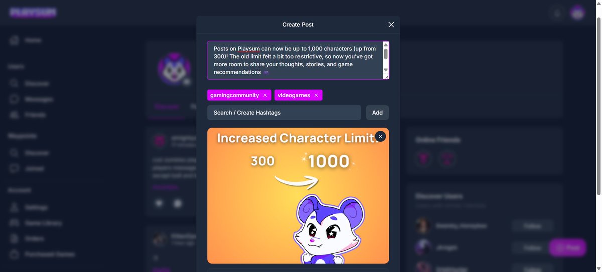 Playsum - Gamer Community tweet media