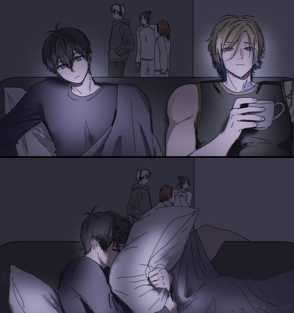 when the movie is too scary