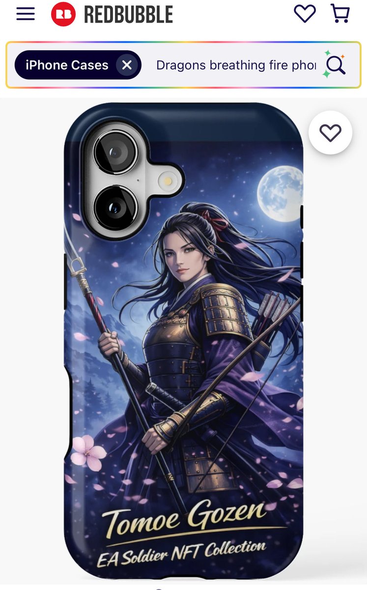 EASoldierNFTCol's tweet photo. ⚔️📱🇯🇵 Tomoe Gozen – Legendary Japanese Samurai | iPhone Case
Carry honor in your hand.
A fearless samurai legend protecting your phone in bold style
👉 https://t.co/6Sx29CYlKx
#TomoeGozen #SamuraiWarrior #JapaneseSamurai #iPhoneCase #WarriorSpirit #FemaleWarrior #İphone17Case https://t.co/DYm7xb9hor