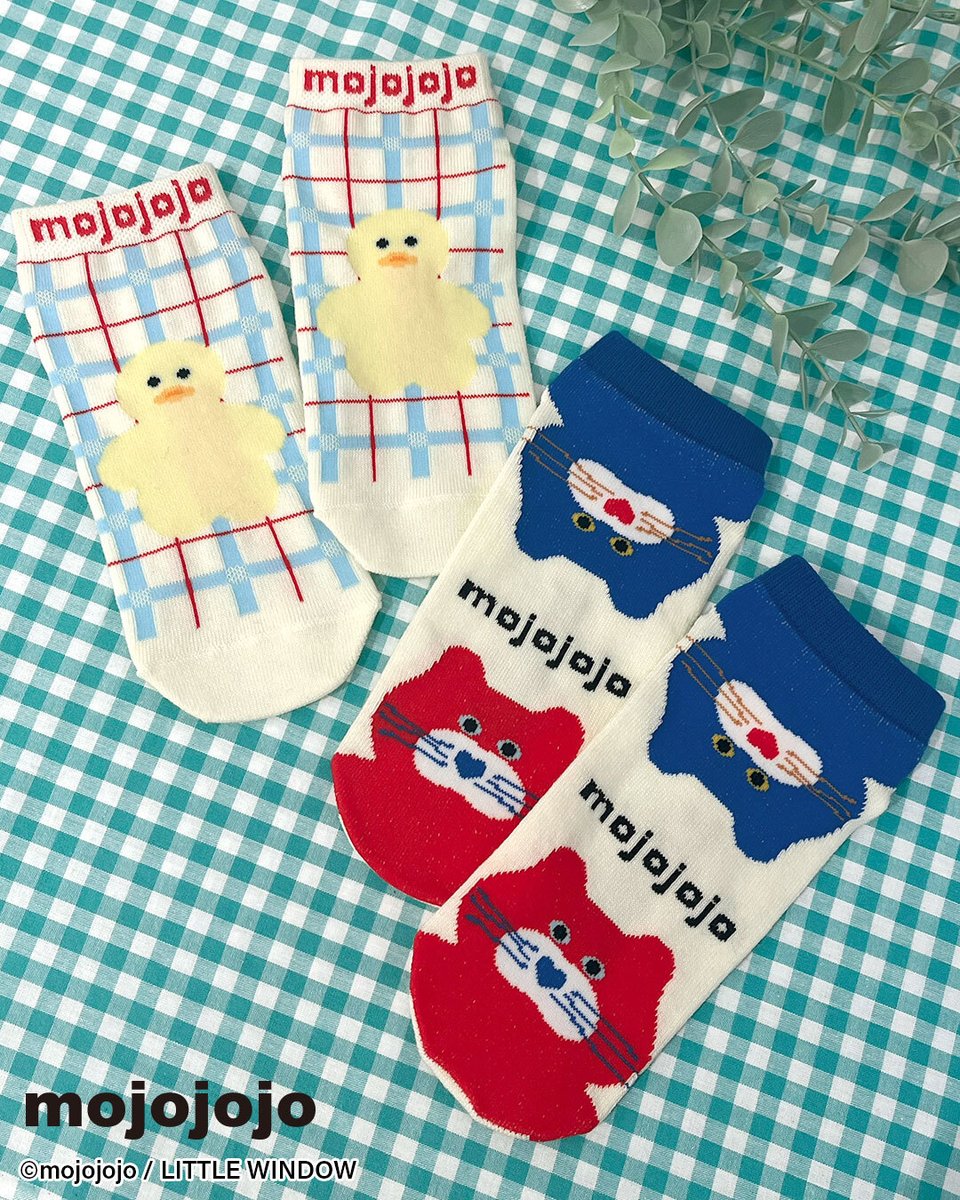 thankyoumart's tweet image. ⋱この可愛さ、クセになる。⋰
大人気の「#mojojojo」より、
キュートなソックスが新登場❕🍀

学校や普段履きにもしたくなる
全4種類のデザインです🎶🧦

全国のサンキューマート店舗と
公式オンラインショップにて入荷順次販売🛒