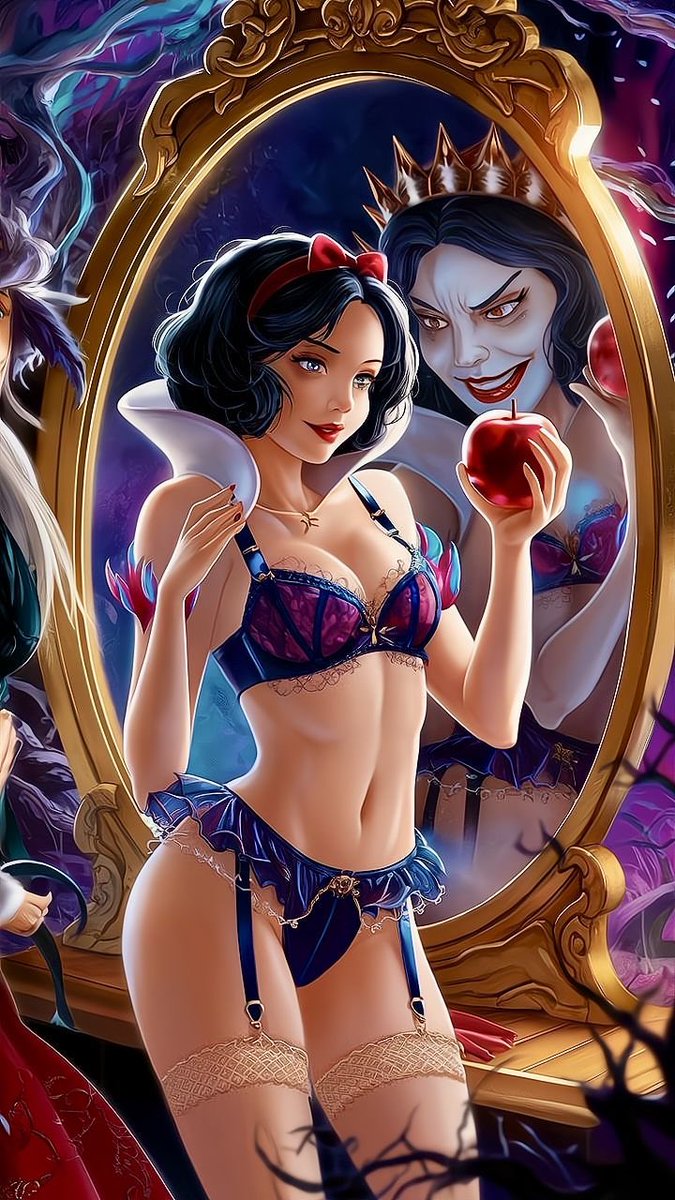 Eat from the deadly apple 🍎 

Which character is this?
#FantasyArt #phonewallpapers