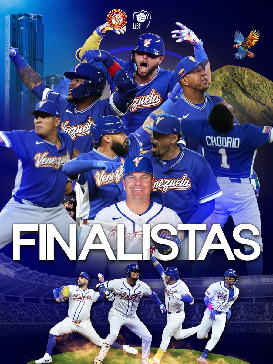 LVBP_Oficial's tweet photo. ¡SOMOS FINALISTAS, VENEZUELA! 🤩

POR PRIMERA VEZ EN LA HISTORIA DISPUTAREMOS LA FINAL DEL CLÁSICO MUNDIAL DE BÉISBOL 😎

EL SUEÑO DEL CAMPEONATO ESTÁ MAS VIVO QUE NUNCA 🏆🤞🏻

#ClasicoMundial #Venezuela #LVBP https://t.co/EF3XCRWase