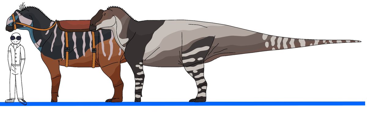 SolanTHM69420's tweet image. Another animal joining sector 001 is, Equusaura perissodactylus 
A GMO Horse like Hadrosaur we use for transportation around Sector 001
#GMO