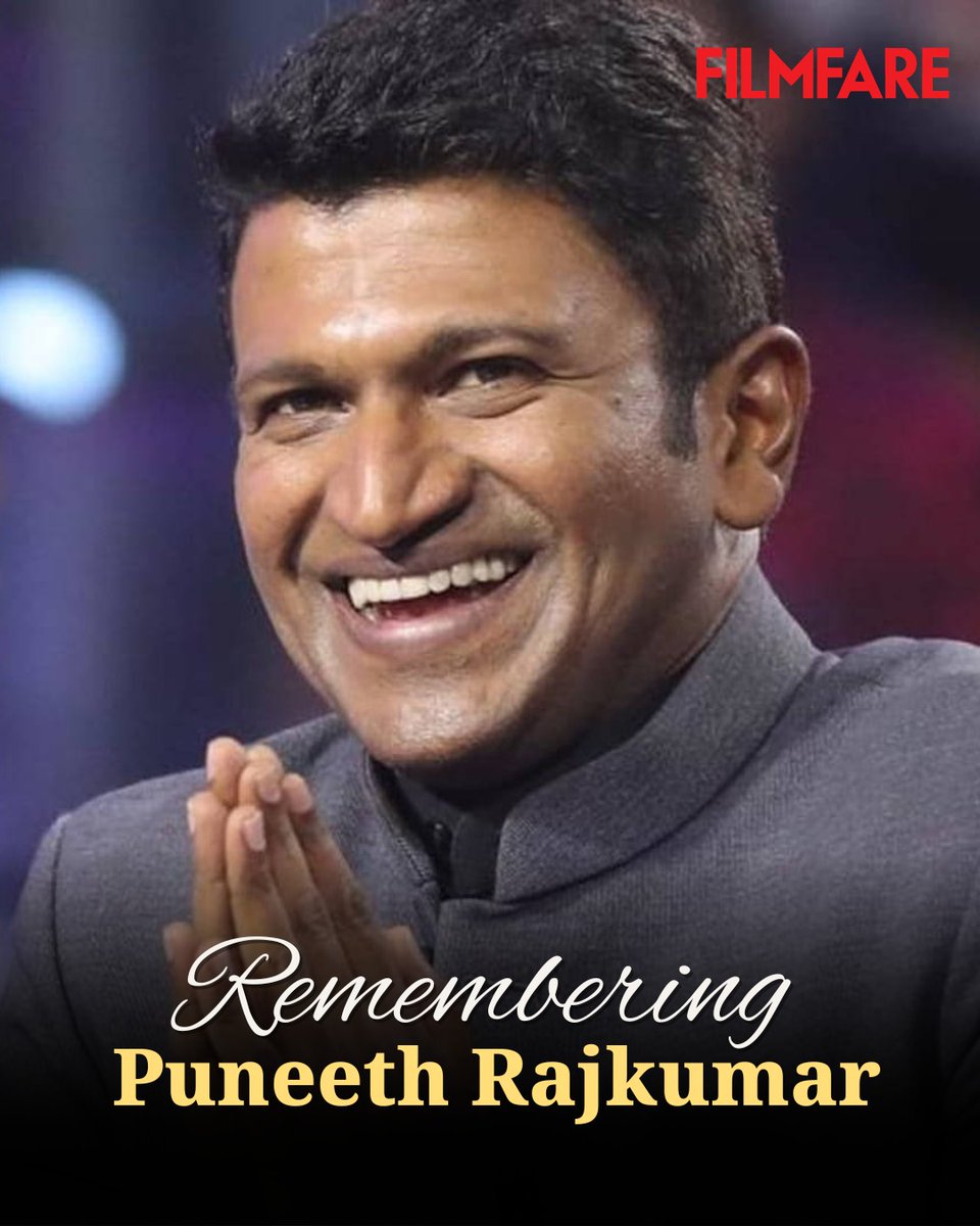 Remembering the legend on his birth anniversary. ✨️

Fondly known as Appu, #PuneethRajkumar's legacy continues to inspire many. Today, we celebrate the man, the actor, and the incredible human being he was. ❤️

Join us in paying tribute to the Power Star. 🙌