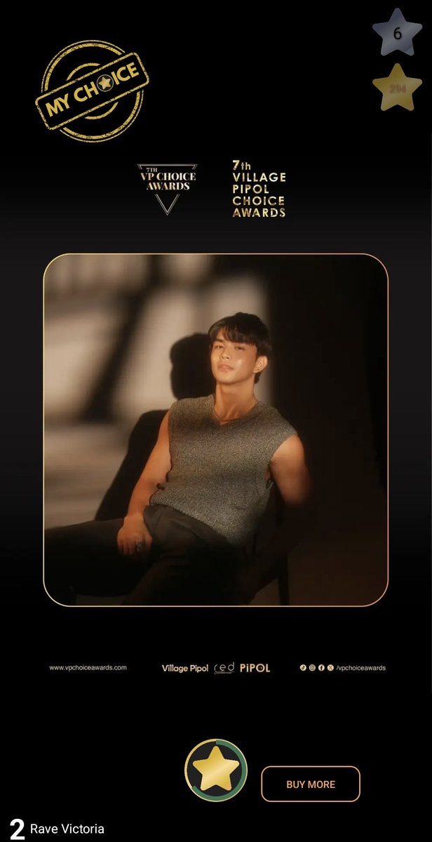 Done with my free votes and bought extras too on top of donation. Let’s secure the win so we get that awarding night appearance! :)

VOTE ASHRAVE ON VPCA