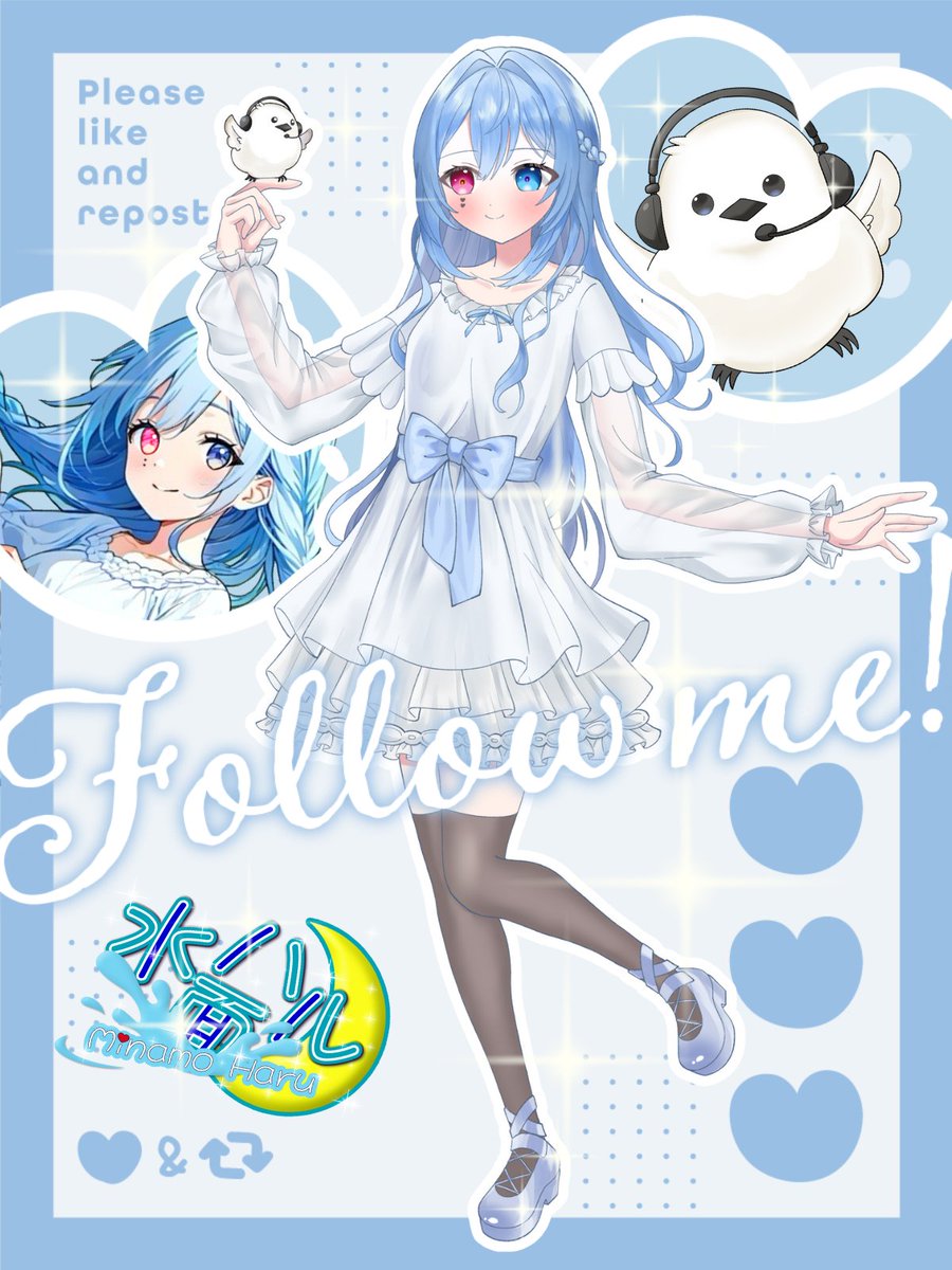 #IRIAMメンテ中のフォロー祭り

🩵ロボアニメ強い
🩵声かわいい
🩵2.5万人のVTuver！！

水面ハルだよ！
たまにイリアムも配信するから良かったら見に来てね！
web.iriam.app/s/user/0k9gibP…