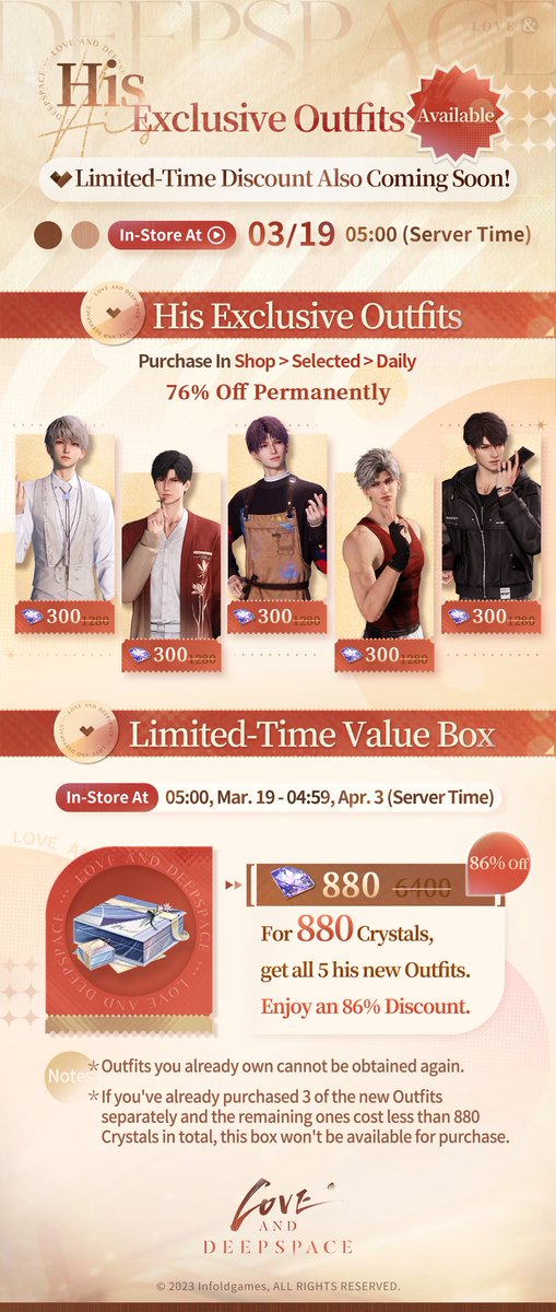 Love and Deepspace tweet media