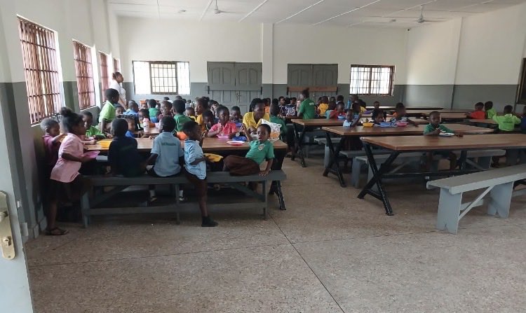 childspromisedc's tweet photo. CAMS students excited about the building of the school’s new cafeteria. Construction of the cafeteria has been a needed addition for preparing and serving meals to students. The students are grateful for donor support in furthering their education and well-being. https://t.co/yn3aZBBQ4G