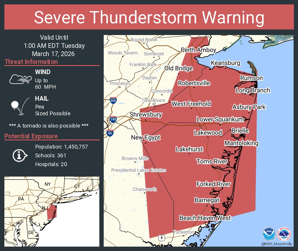 NWS Mount Holly tweet media