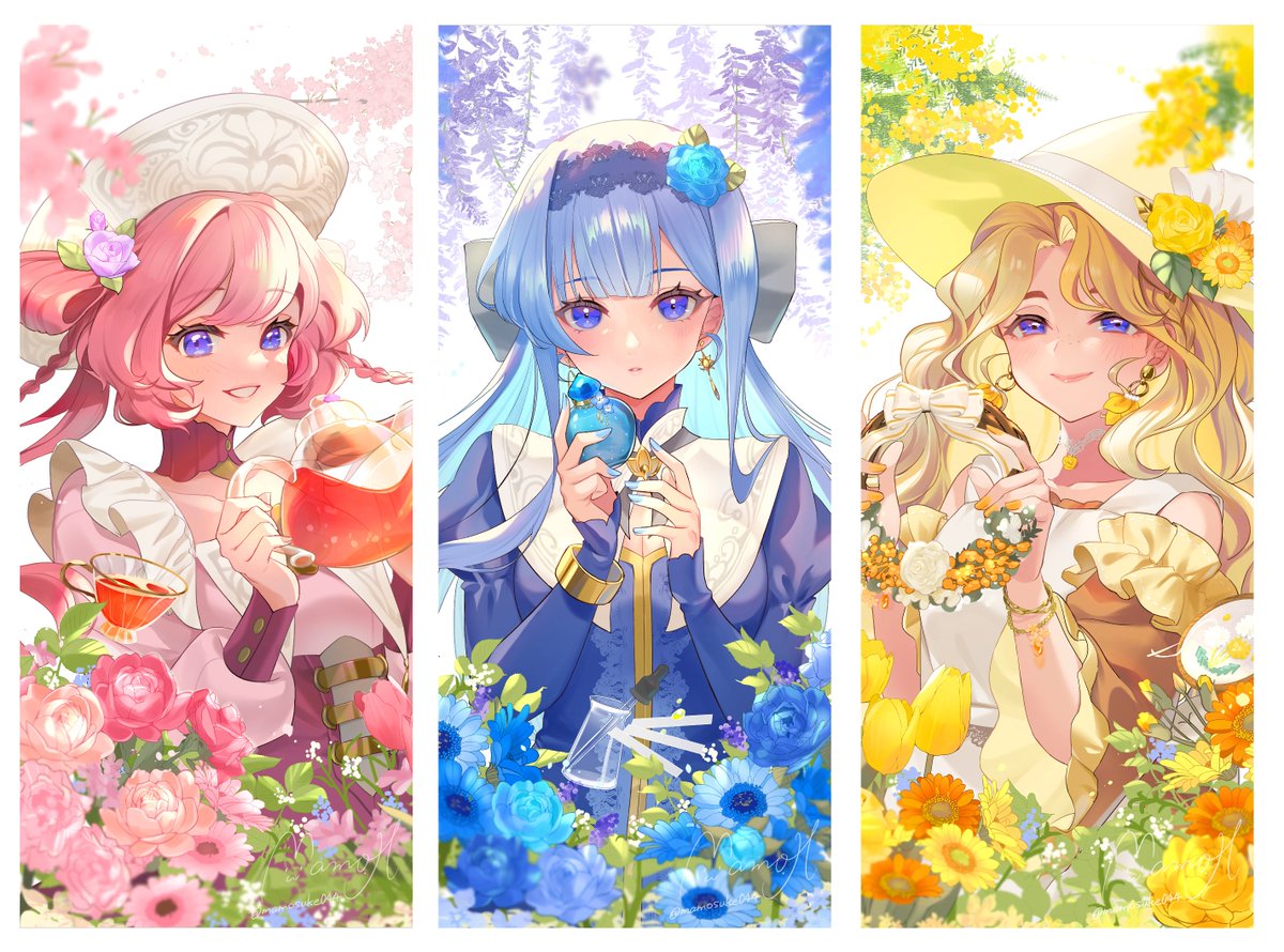 「先日のイラストグループ展、3/19 12:00までの期間限定で会場アーカイブを公」|Mamo🔸COMITIA144【A58b】のイラスト