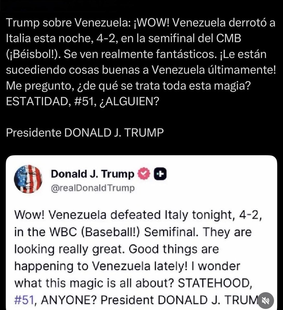 Trump 😎