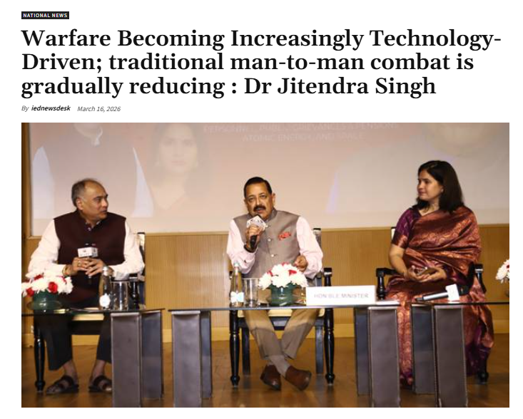 Dr Jitendra Singh tweet media