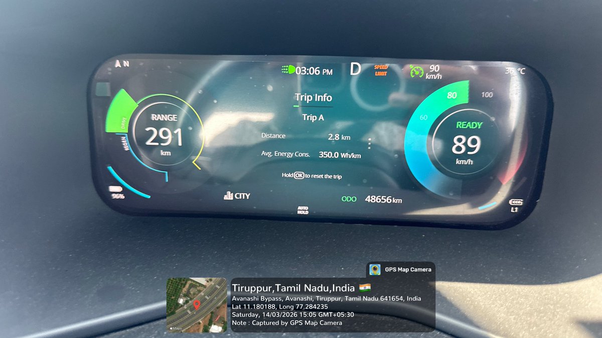 Gs_Wanderer's tweet photo. 1,326.5 km in 24 hours.

That’s the current India Book of Records EV benchmark for max distance within 24hrs.

On March 14–15, I took my Nexon EV out to see how comfortable that number really is. 👀⚡

Here’s what happened. 🧵

#EVIndia #TataNexonEV #ElectricVehicles https://t.co/LoQFqtKbQc