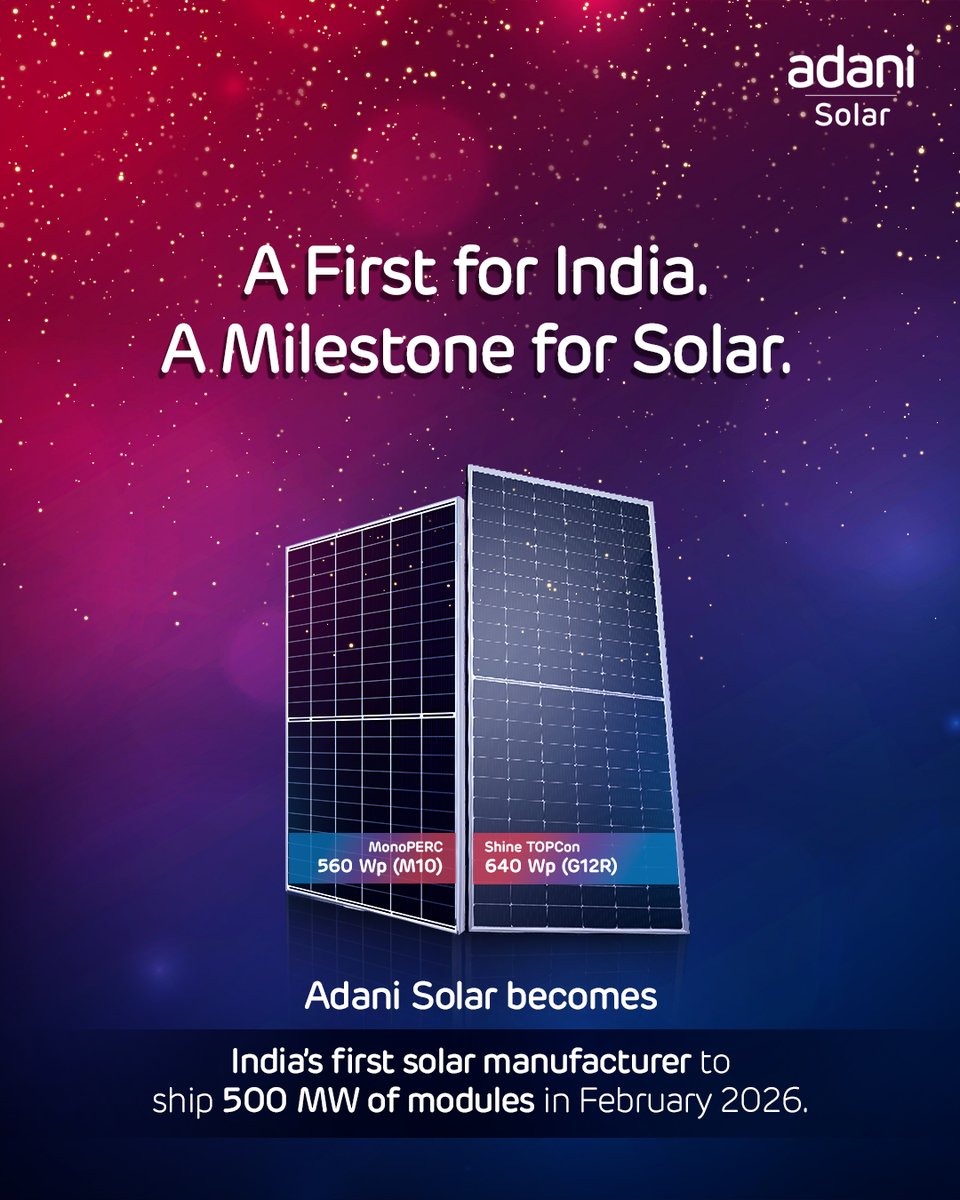 Adani Solar tweet media