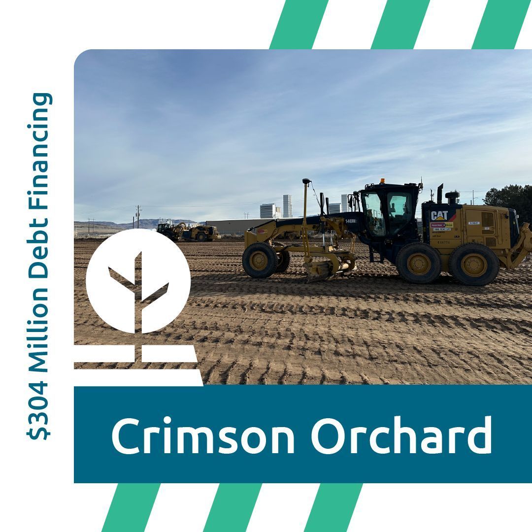 CleneraSolar's tweet photo. Clēnera has secured $304 million in financing for Crimson Orchard, currently under construction in Elmore County, Idaho. Crimson Orchard will deliver reliable, affordable clean energy to Idaho communities for decades to come. 

https://t.co/4zlye7Fm8j 

#solar #renewableenergy https://t.co/k7QadqwlzV