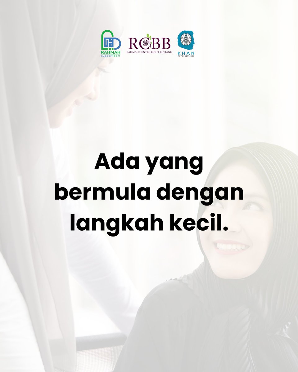 RahmahSupport's tweet photo. Bangkit tidak selalu bermula dengan air mata. Langkah kecil pun tetap arah yang betul. Perlahan pun bergerak ke depan. ✨ https://t.co/f7pU25kVcb