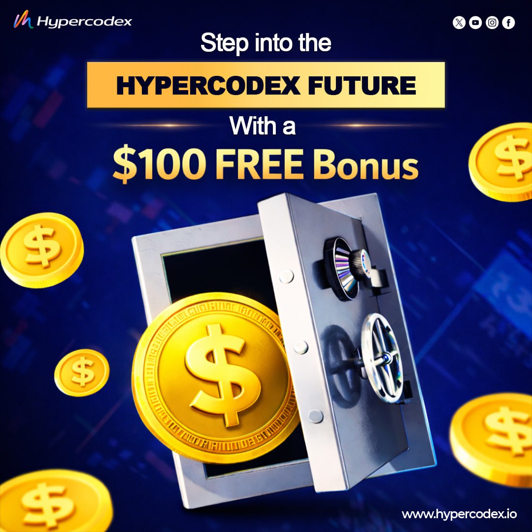 the_hypercodex's tweet image. 💥 $100 DROPPED. ARE YOU IN OR STILL WATCHING?

No complicated entry. No waiting.
Just step in and start building your future with #Hypercodex.

🎁 Grab your $100 FREE bonus
⚡ Tap into AI-powered Web3 innovation

🌐Join Fast: hypercodex.io

 #ClaimYourBonus #Web3Now