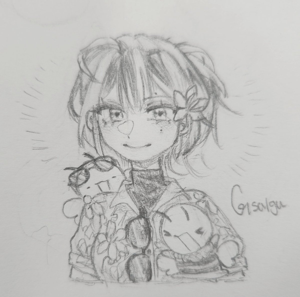 water_beeh's tweet image. #bee_HYUN 
지인들이 그려준 레이디