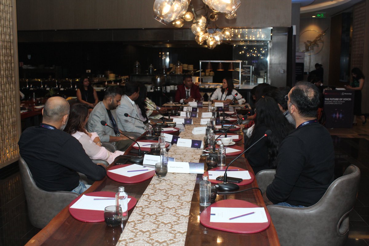 ETBrandEquity's tweet image. The Future of Voice: Bangalore Edition 📷📷

Our Bangalore Roundtable on March 13th was a deep dive into the next generation of CX! We explored how WhatsApp Business Calling is breaking the barriers of traditional support.

#CX #BangaloreEvents #WhatsAppMarketing
