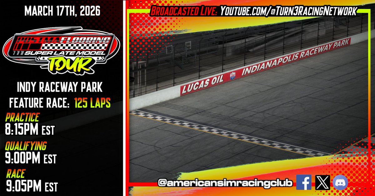 ASRC_PR's tweet photo. Postma Flooring Super Late Model Tour Race Day Preview https://t.co/UjFQZBSQCQ