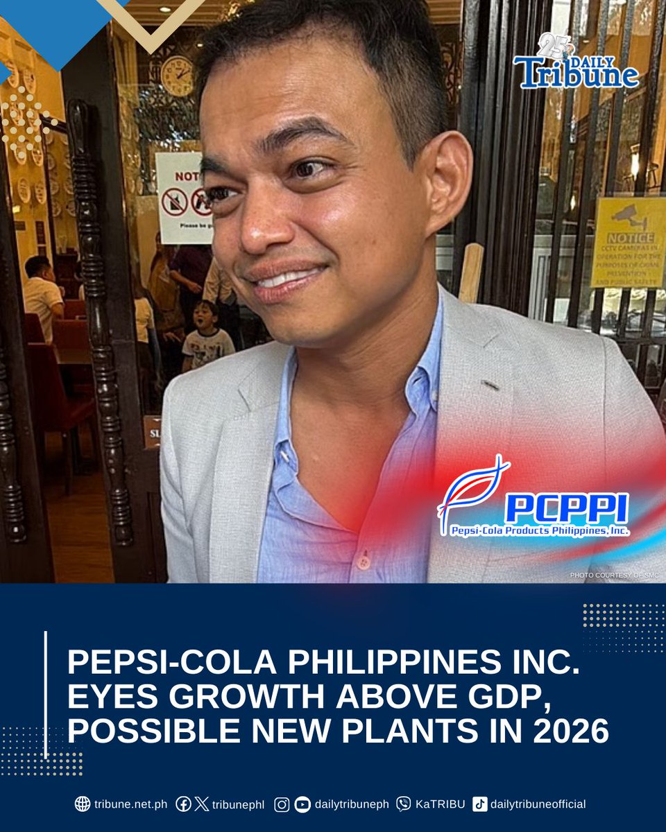 tribunephl's tweet image. Fast-moving consumer goods (FMCG) companies are expected to face pressure amid global concerns over the ongoing conflict involving the United States, Israel and Iran. | Patricia Ramirez

Read more at: tribune.net.ph/2026/03/16/pep…

#DailyTribune #PepsiCola