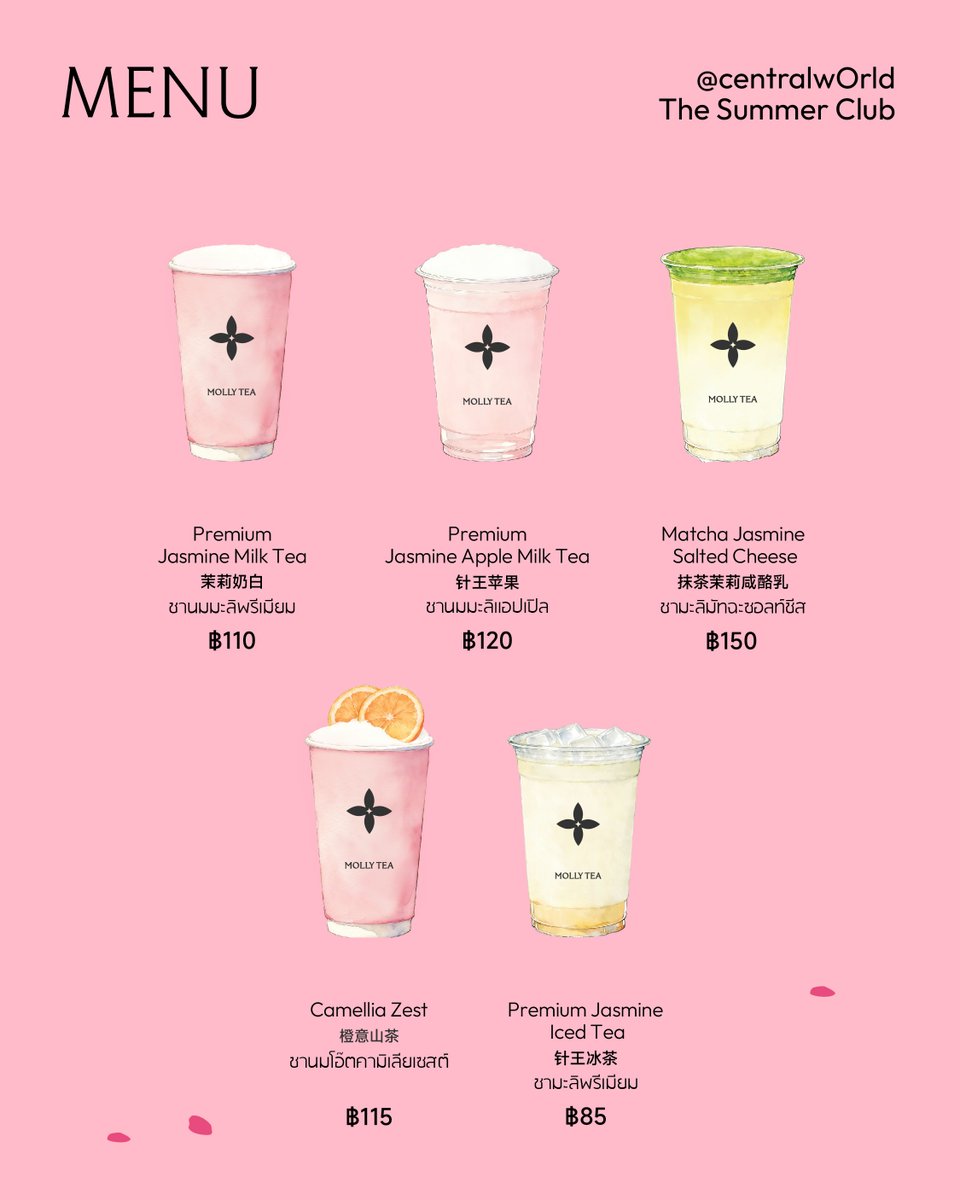 MOLLY TEA THAILAND tweet media