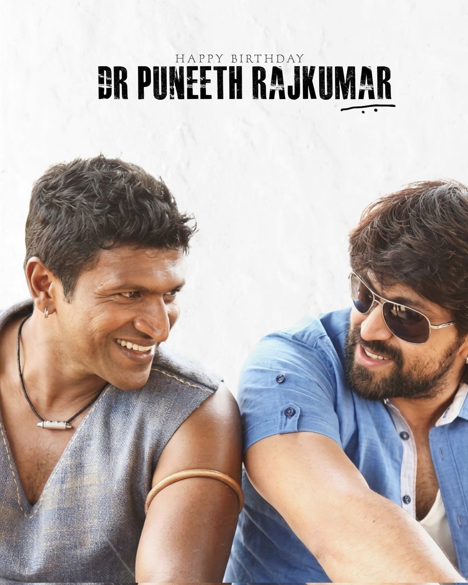 YashTrends's tweet photo. Remembering Dr Puneeth Rajkumar Sir on his birth anniversary ❤️

#AppuLivesOn 
#HBDPuneethRajkumar #ToxicTheMovie https://t.co/XQePnTw4sd