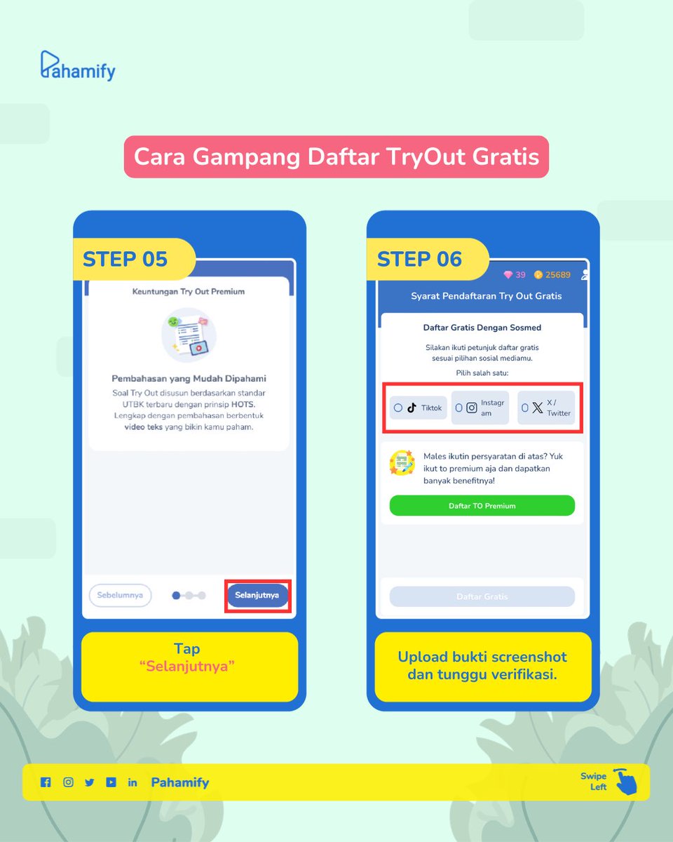 Pahamify | TO + Live Class UTBK & Ujian Mandiri tweet media