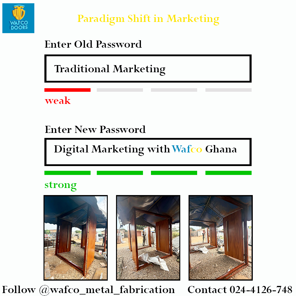 Bi_ble360's tweet image. The marketing game has changed. 🔄

#metalfabrication #securitygate #ghanamade 
#march2026 Otto Addo Chairman Wontumi Gabriel
Kwadwo Sheldon Wendy Shay ghanapostgps Herh
Gyakie