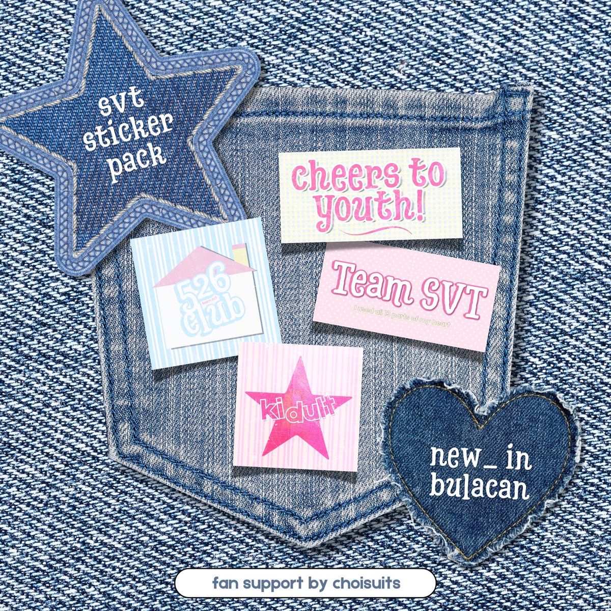 choisuits's tweet photo. 𝐬𝐞𝐯𝐞𝐧𝐭𝐞𝐞𝐧 𝐬𝐭𝐢𝐜𝐤𝐞𝐫 𝐩𝐚𝐜𝐤
— svt new_ fan support by @choisuits 🌟

★ 1:1 random (limited qty)
★ rt &amp; like + follow
★ onsite trades 🆗 

see you there! 👋🏻

#SEVENTEEN #NEW_BULACAN #SEVENTEEN_NEW_IN_BULACAN https://t.co/DMrSK1r6Eq