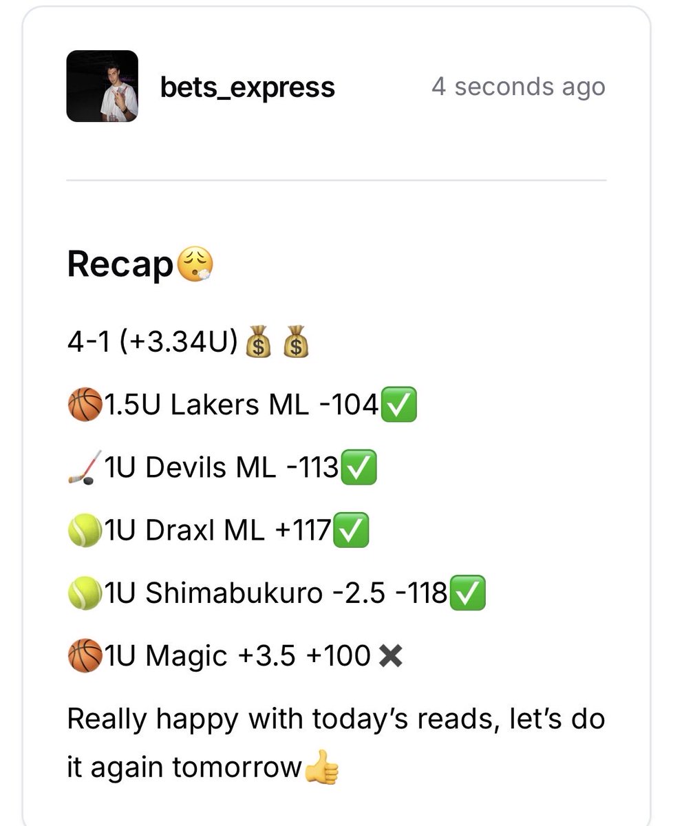 Express Bets🚂 tweet media