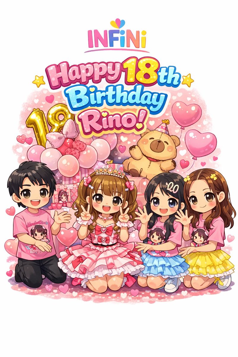infini_0420's tweet image. 理乃ちゃんの生誕祭の写真で久しぶり
ちびキャラを作った🥰
どれも可愛くて、集合写真も可愛く出来た‼️
2枚目の写真、本当は後ろ姿なのに何故か前を向いてる🫣
#infini #本田理乃 #市川未帆 #瀬戸菫恋 #久しぶりのちびキャラ #集合写真 #あんふぃに