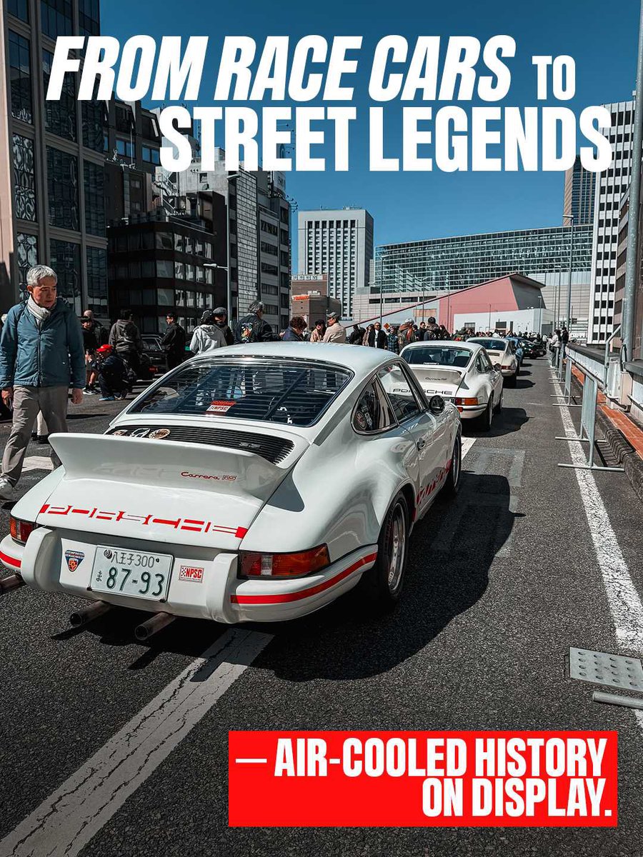 vroommediaph's tweet image. More from Luftgekühlt Tokyo.

Over 200 air-cooled Porsches gathered for the event, bringing together race cars, rare street builds, and everything in between.

#WeAreVroom #Vroom #ShiftHappens