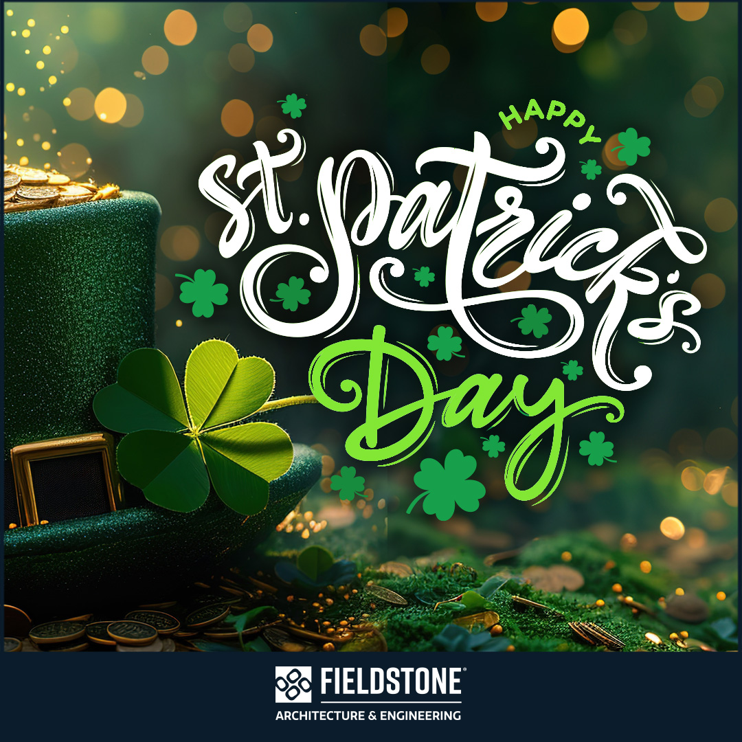 FieldstoneAE's tweet photo. Wishing everyone a shamrock‑strong St. Patrick’s Day! From foundations to finishings, we know great design takes skill, not luck, but we’ll happily take a little of both today.
Enjoy the festivities and stay safe!
#HappyStPatrick'sDay https://t.co/MfzBWFO59H