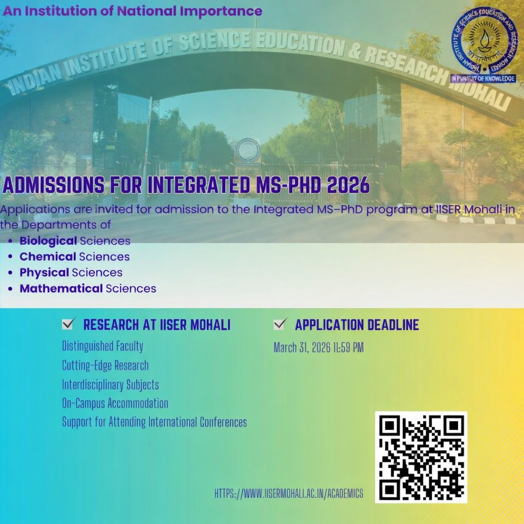 IISER Mohali tweet media