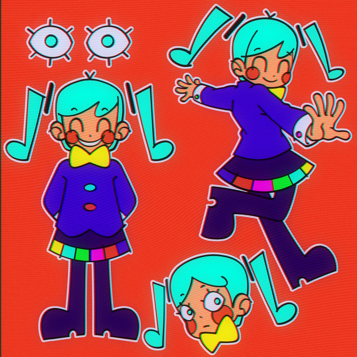 a collection of various miku arts after my accidental hiatus :^)

#hatsunemiku #vocaloid #artdump