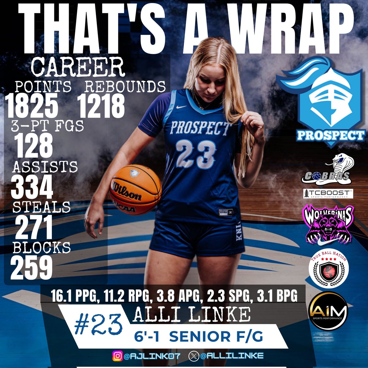 PHSGirlsBB_Fans's tweet photo. @AlliLinke Career of O&amp;D 💪
@PHSKnightsGBB #LGK
@KeehnChris @RacersWBB @wolverinas2026 @trueballnation @_AIMsp @TCBOOST https://t.co/bEaHGUq1M0