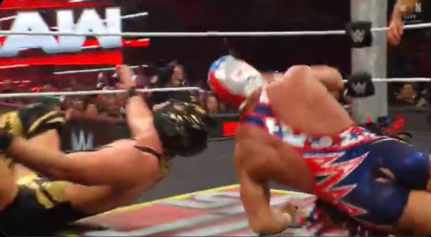 CrowDrowsy's tweet photo. Quite a lot of bad luck for Chad Gable after getting cursed https://t.co/XjPkzcZtCg