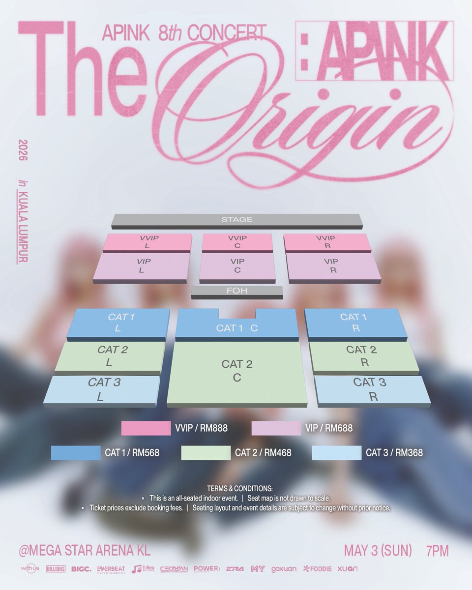 khadsskythree's tweet photo. 🎟️ ticketing service for 2026 Apink 8th CONCERT 'The Origin : APINK' ASIA TOUR in Kuala Lumpur 🇲🇾

🐻RM40 per ticket
🐻8 years worth of ticketing experience  
🐻feedback: #.khadssky_reviews  

More details/to book: https://t.co/hF7b0IsSON

#에이핑크 #Apink #APINKinKL #APINKinMY https://t.co/aIaHJ9kAUL