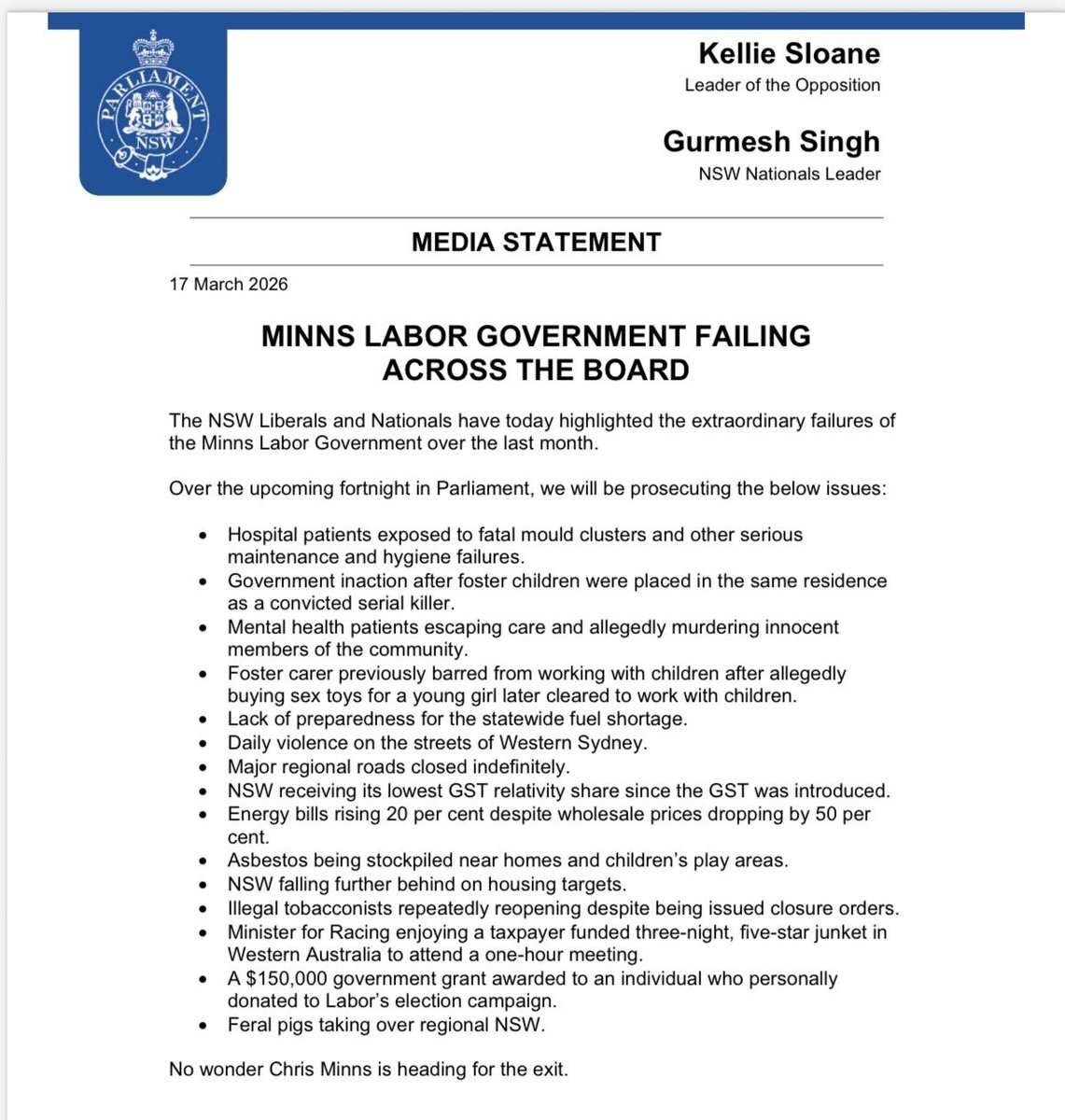 Tim James MP tweet media