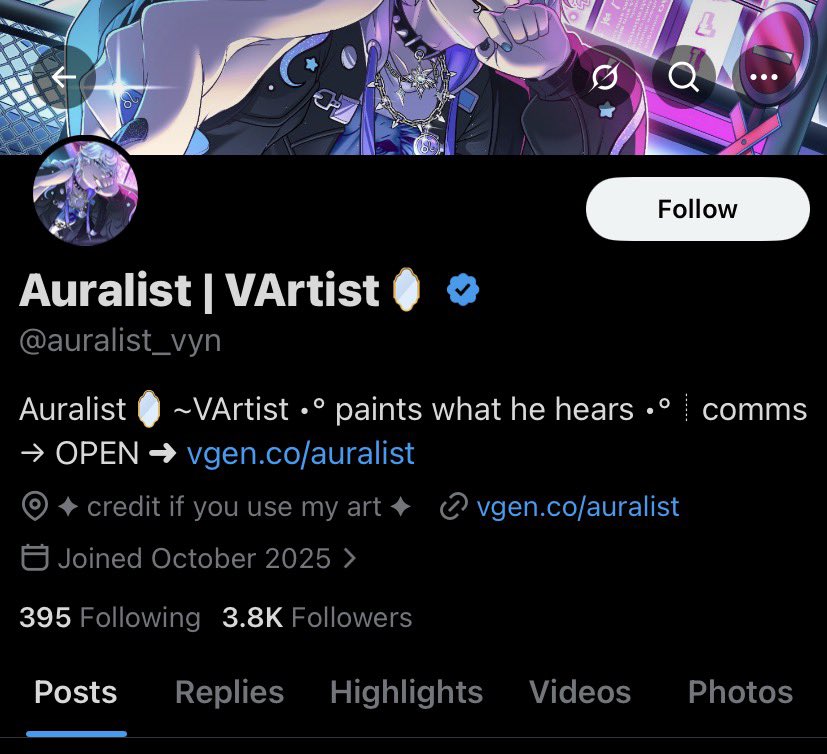 Artist Block List tweet media