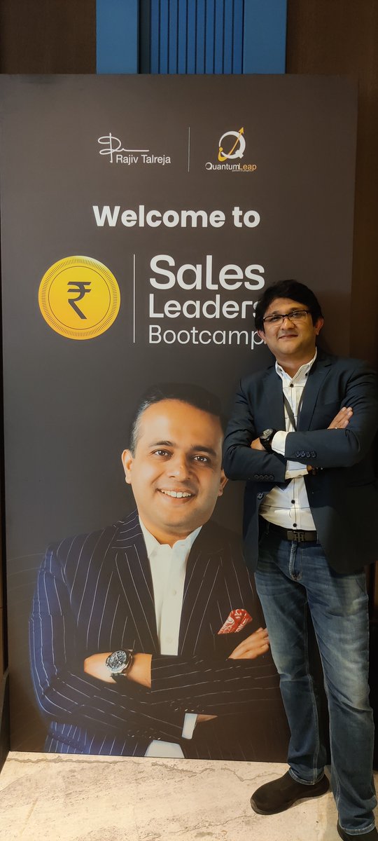 Most founders don't have a sales problem. They have a leadership problem.

A few weeks ago, my co-founder, Shailendra Dave, and I attended the Sales Leadership Bootcamp in Bangalore by <a href="/rajivtalreja/">Rajiv Talreja</a>, and it left me with one thought that keeps coming back to me. 

#leadership