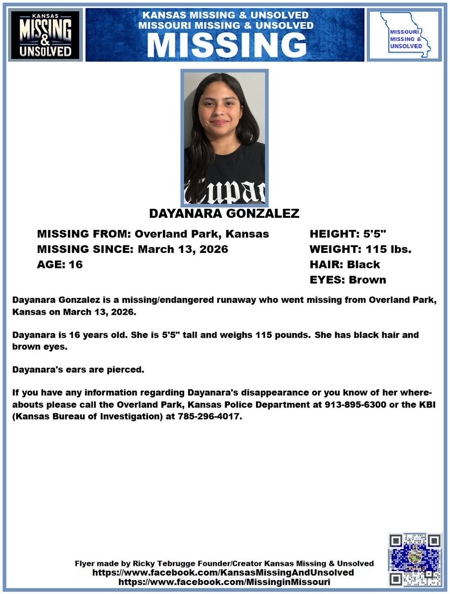 KS Missing&Unsolved - Ricky Tebrugge - FDR/CREATOR tweet media