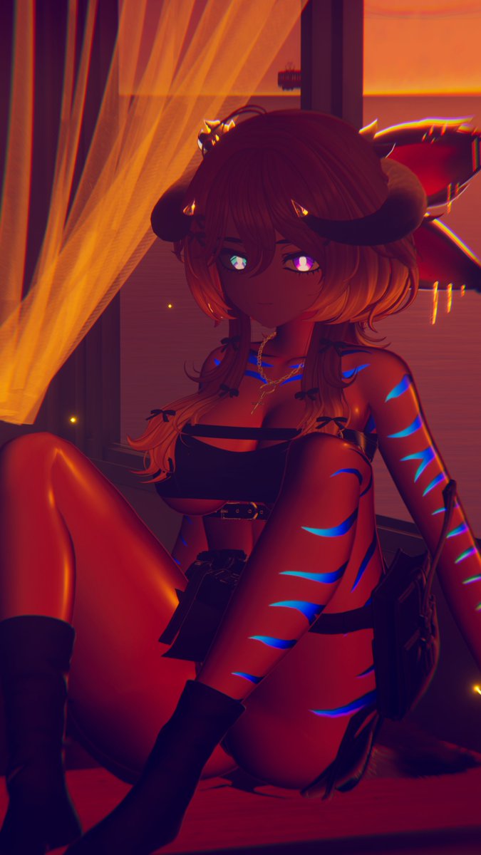 starin at me? for why?