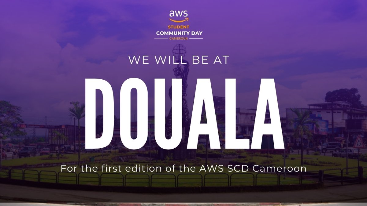 awsccestlc's tweet photo. You guessed it? YES, IT'S DOUALA!

AWS STUDENT COMMUNITY DAY CAMEROON - FIRST EDITION

📅 Date: [TBC]
📍 Venue: DOUALA

Join the official group so you don't miss anything:
🔗https://t.co/uP1bTIENpE

Share widely! History is being written together.
#AWSCDCameroon
#AWSCloudClubs https://t.co/pciZ8tO0zx