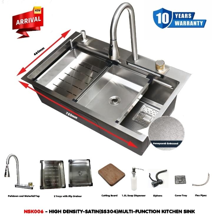 choiceofbuilder's tweet image. 🔥 This sink will make your kitchen the envy of every guest.

Waterfall faucet. Cutting board. Soap dispenser. Anti-rust SS304. All in — KSH 25K. 10-yr warranty. Limited stock.

Call/WhatsApp  0705909506
Order Online; tr.ee/UD4FTh

#NairobiHomes #KitchenUpgrade