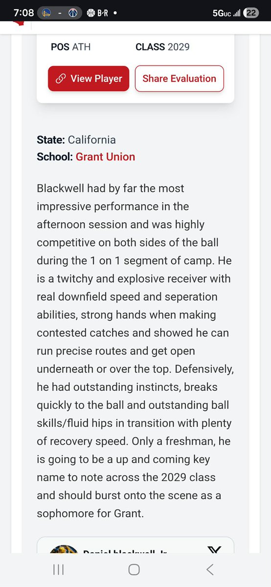 Daniel Blackwell tweet media