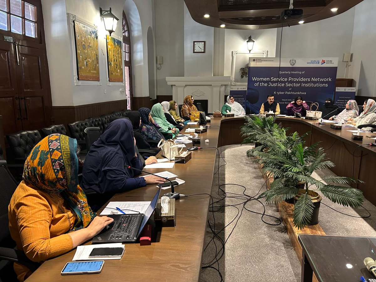 unwomen_pak's tweet image. On 12 March 2026, the Women Service Providers Network (WSPN) convened in Peshawar to strengthen coordination and advance survivor-centered, gender-responsive services for women’s access to justice in KP.

#AccessToJustice #GenderEquality #WSPN