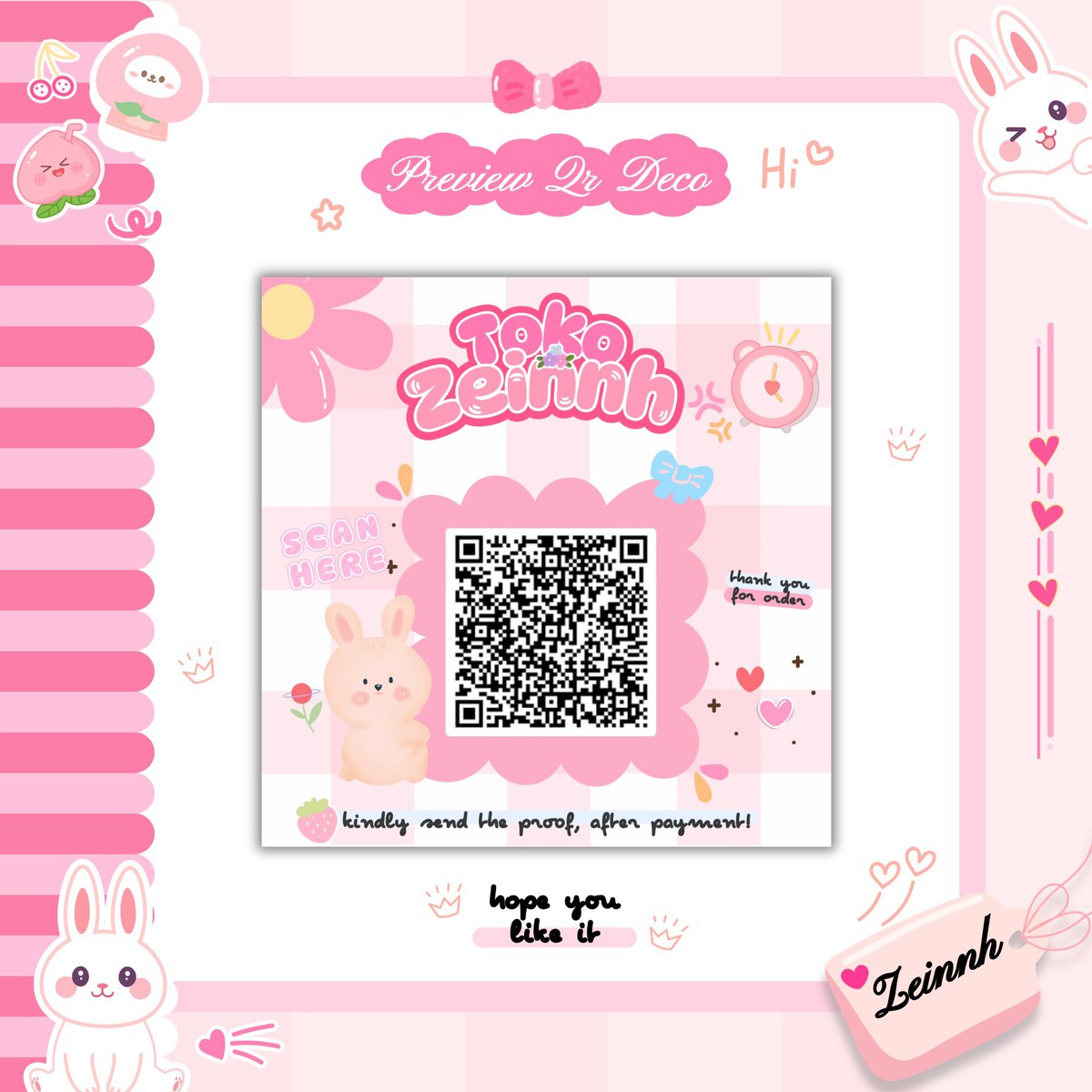 haiiii kak <a href="/qai_store/">⋆˚✿˖° qai 1300+ testi</a> timaaciiii dah teraktir qr imut buatan kak <a href="/saschicute/">ᐢ..ᐢ sascHii 👩🏻‍🍳🍎 ִֶָ ࣪ 𑊢</a> yang sangat gemasss pinkeu pinkeu🤏🏼💗🌸 semoga hal-hal baik selalu menghampiri kakak yhh🤏🏼🌸 happy selalu yaa kak!!🌻☘️